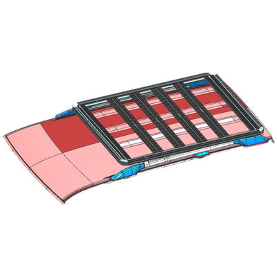 স্টিল এবং অ্যালুমিনিয়াম ছাদ মাউন্ট অফ রোড টয়োটা ল্যান্ড ক্রুজার LC200 জন্য ব্যাগ ক্যারিয়ার