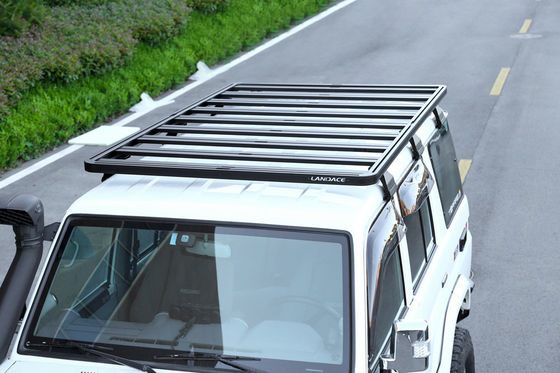 ইউনিভার্সাল 4X4 স্টিলের ছাদ ট্রে এসইউভি জিমনি ফি ক্রুজার অ্যালুমিনিয়াম খাদের জন্য কার্গো ক্যারিয়ার