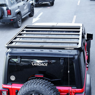 জিপ Wrangler ছাদ র্যাক 4 রানার কালো গাড়ী ছাদ ব্যাগ ক্যারিয়ার 1500 * 1425 * 55mm